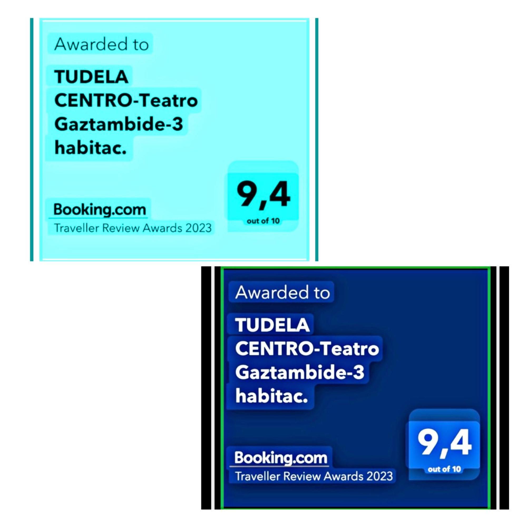 Tudela Centro-Teatro Gaztambide-3 Habitac.アパートメント エクステリア 写真